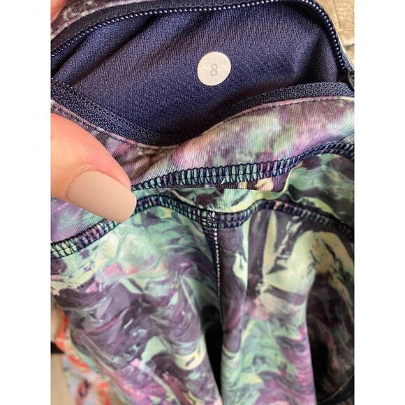 Lululemon Run: Inspire Crop II *All Full-On Luxtreme Iridescent Multi size 8 - Picture 3 of 3